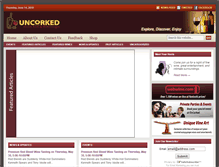 Tablet Screenshot of getuncorked.com